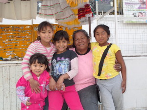 a grandmother who supports her three granddaughters and has a big enough lap and heart for more.