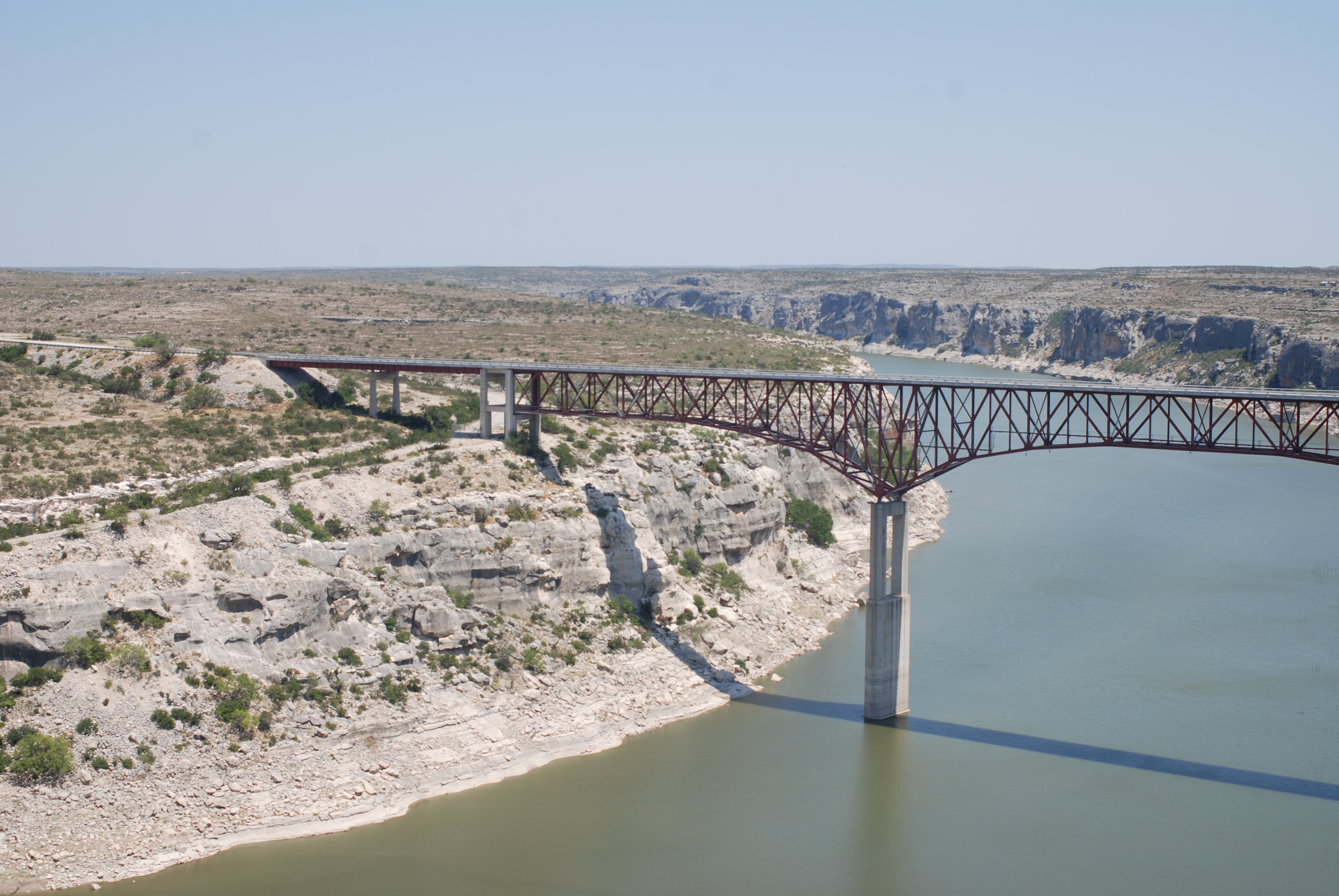 bridge over Pecos River gorge, north of Del Rio, TX