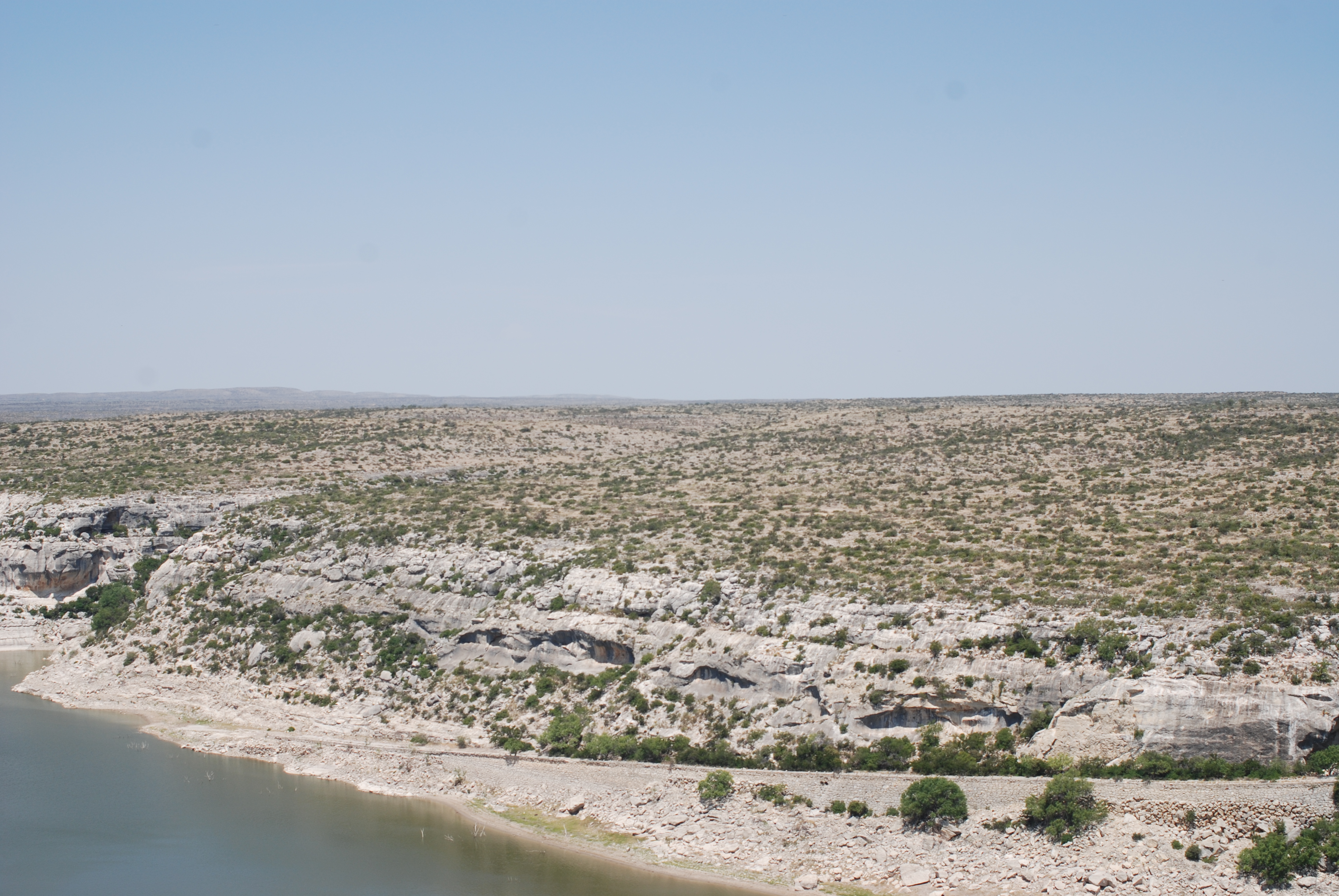 Pecos River and endless desert